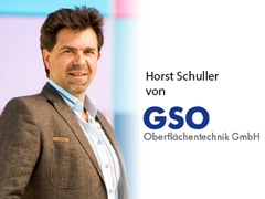 Kundenstimme von der GSO. Bild zeigt Horst Schuller.