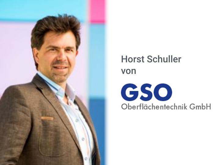 Kundenstimme von der GSO. Bild zeigt Horst Schuller.